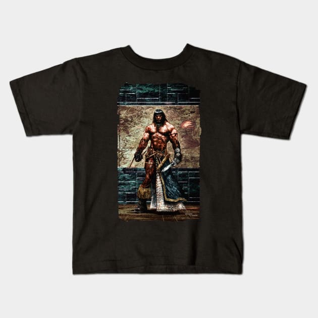 Short Swords Kids T-Shirt by sharpy